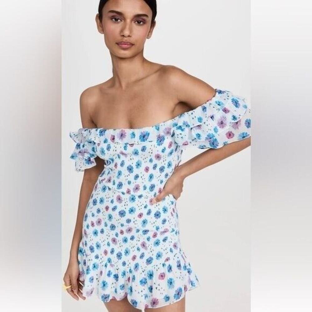 *NWT LoveShackFancy Kodie Dress in Deep Cotton Candy - Picture 4 of 12